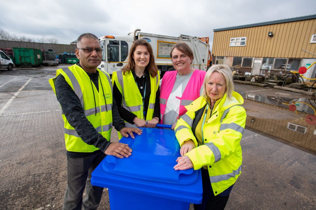 New blue bins to be emptied from August BwD Recycle